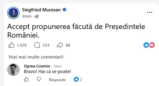 FOTO Siegfried Mureșan, la Guvern cu Ilie Bolojan, Dominic Fritz și Tanczos Barna: ”Ne-am apucat de lucru!”