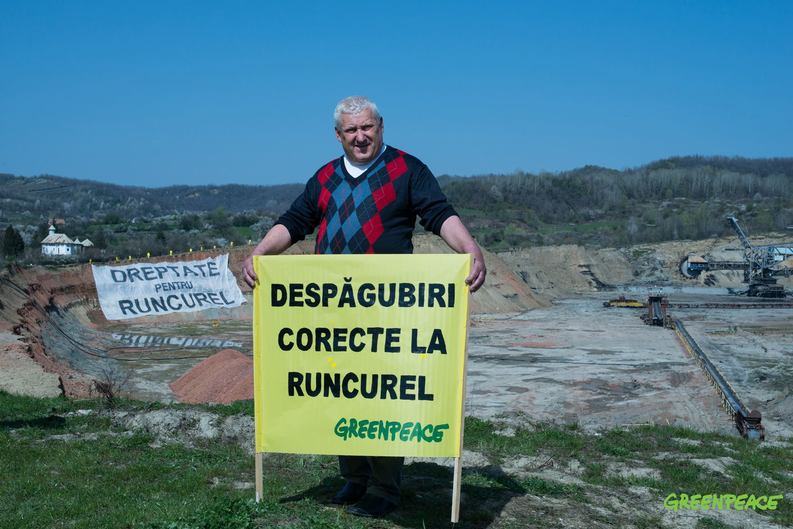 Proteste împotriva exproprierilor abuzive făcute de Complexul Energetic Oltenia