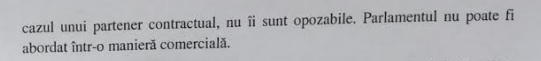 DOCUMENT Senatorii transmit oficialilor Raiffeisen să nu vină la ei cu notificări pe darea în plată: Parlamentul nu poate fi abordat într-o manieră comercială!