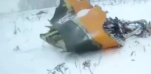 Un avion cu 71 de persoane la bord s-a prăbușit în apropiere de Moscova