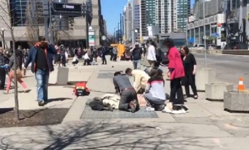Bilanțul atacului de la Toronto: 10 morți și 15 răniți. Atacatorul, un bărbat de 25 de ani din Toronto