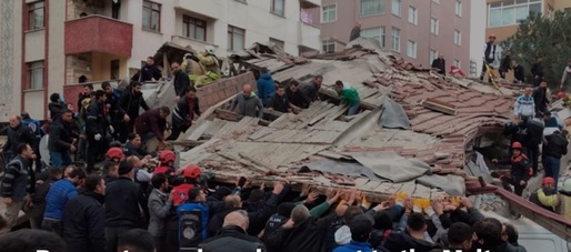 VIDEO O clădire rezidențială cu 8 etaje s-a prăbușit în Istanbul