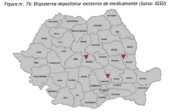 DOCUMENT Pandemia a prins România cu doar 3 depozite medicale, se promite construirea a încă 7. Este nevoie de spații de stocare noi și pentru alimente și produse energetice