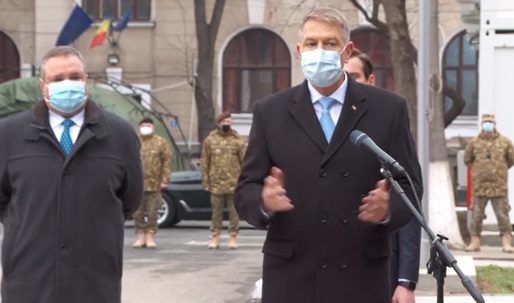 VIDEO Iohannis: După Crăciun vom intra în campania de vaccinare; martie, aprilie, mai - imunizarea populației generale