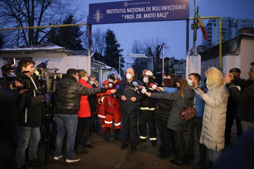 Încă un pacient aflat în pavilionul afectat de incendiul de la Institutul Matei Balș a murit