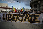 GALERIE FOTO Noi proteste anti-restricții în București și în alte mari orașe, cu AUR, Rădoi (liderul sindicatului Metrorex) și Șoșoacă 