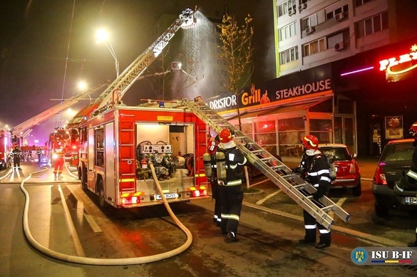 VIDEO&FOTO Incendiu puternic la un restaurant Dristor Kebap din București