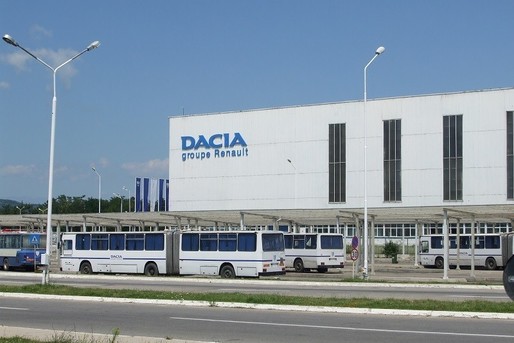VIDEO Protest spontan la uzina Dacia