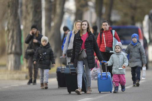 Guvern: Aproape 640.000 cetățeni ucraineni au intrat în România din 10 februarie până în prezent