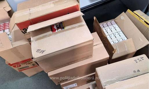 746 cartușe de țigarete, în valoare de 186 mii lei, confiscate de polițiștii de frontieră Giurgiu