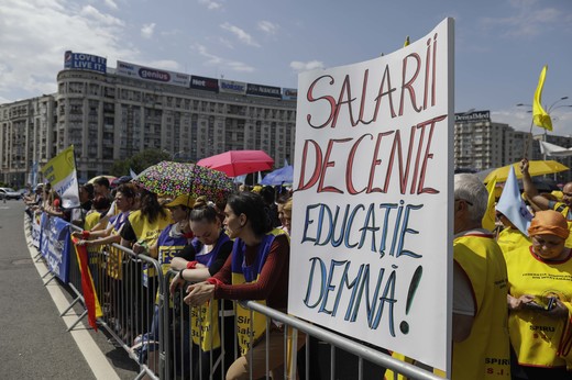 Greva profesorilor continuă. Reprezentanții angajaților din educație nu au fost chemați la noi negocieri cu Guvernul
