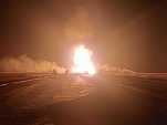 Explozie urmată de incendiu pe șantierul Autostrăzii Moldova. A luat foc o magistrală de gaz. Patru muncitori au murit și alți cinci au fost răniți