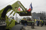 VIDEO&FOTO Protest cu tractoare al agricultorilor în fața sediului Parlamentului European de la Strasbourg