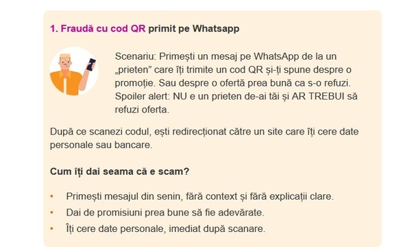 ING alertează în România: Fraude cu cod QR, inclusiv pe Whatsapp FOTO&VIDEO