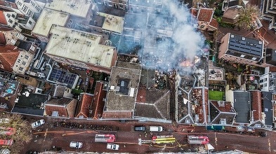 ”Explozie uriașă” în centrul Utrechtului VIDEO
