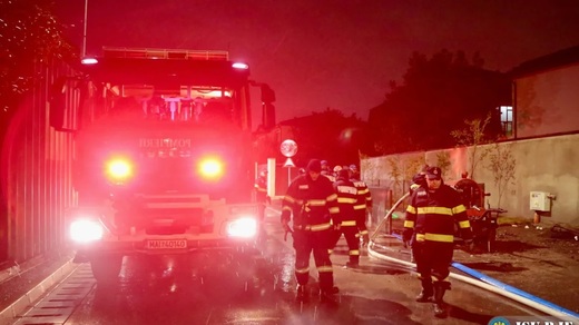 Incendiu puternic în București, pe șoseaua Colentina VIDEO
