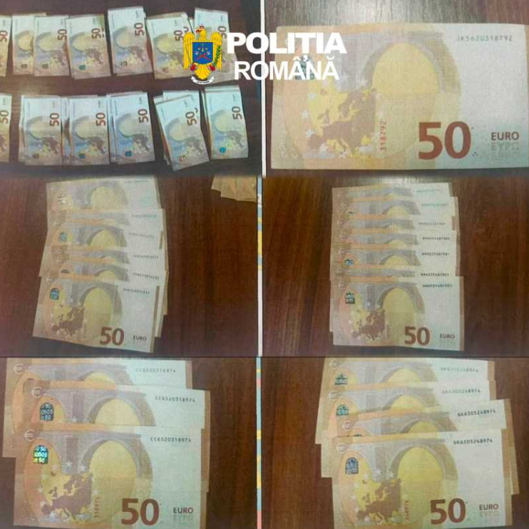 Mașini plătite cu bani falși FOTO