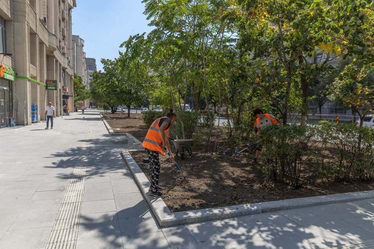 FOTO Traseu comun pentru biciclete și transport public, pe un mare bulevard al Bucureștiului