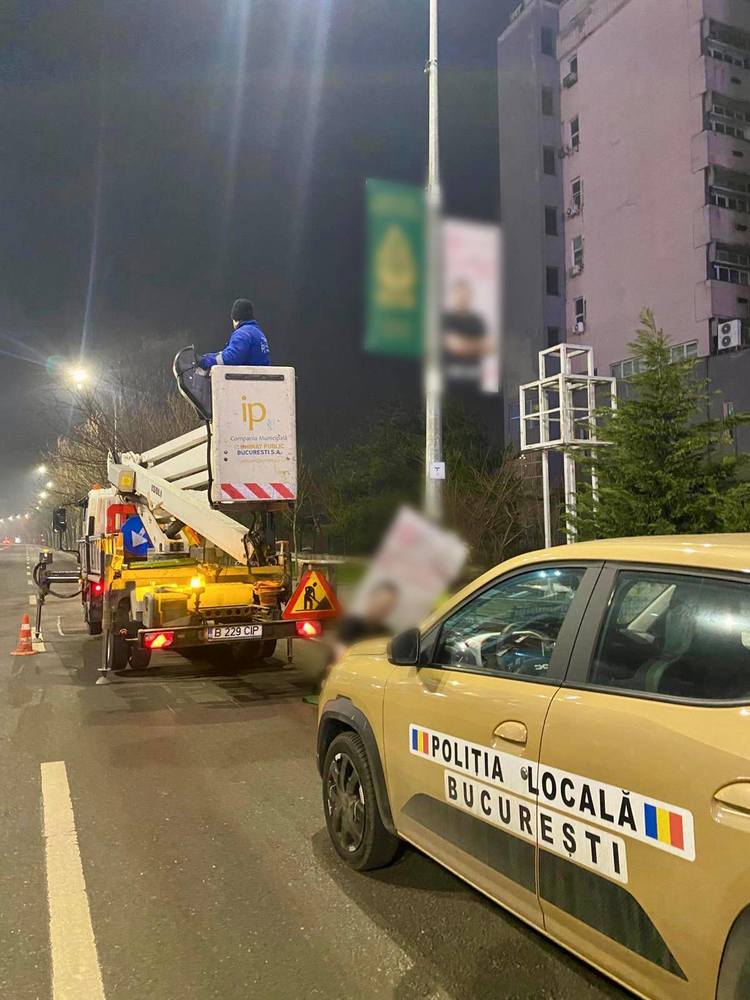FOTO Am dat jos cablurile atârnate! Pe toate!, anunță Primăria Capitalei