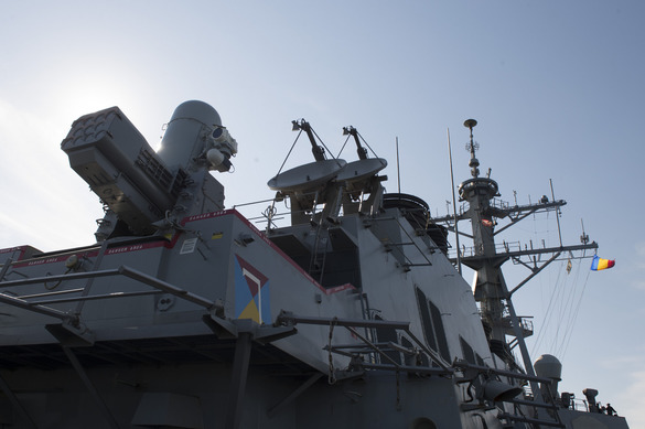 FOTO Distrugătorul american USS Porter a sosit în portul Constanța
