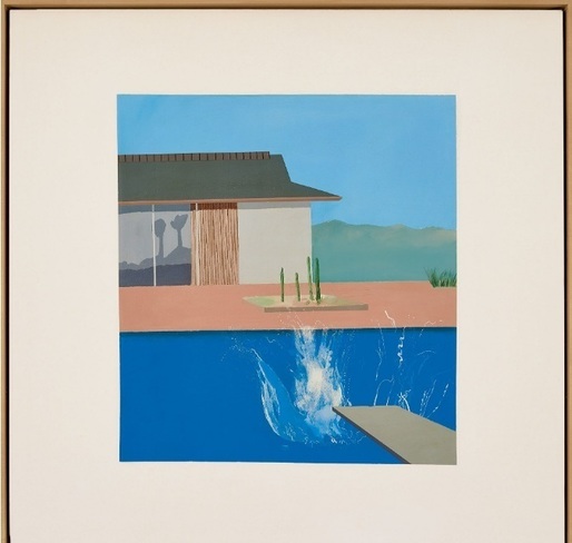 "The Splash", o pictură emblematică a lui David Hockney, de vânzare la Sotheby's