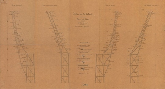 FOTO Gustave Eiffel și-a imaginat diferit Statuia Libertății, după cum o confirmă schițe vechi de 140 de ani