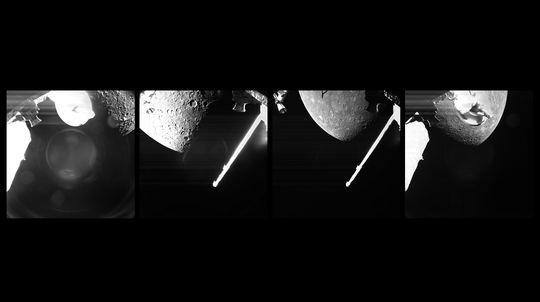 FOTO Primele imagini cu planeta Mercur surprinse de BepiColombo, publicate 