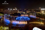 Fântânile din Piața Unirii din București, redeschise după mai bine de doi ani de pauză. Cu un spectacol multimedia