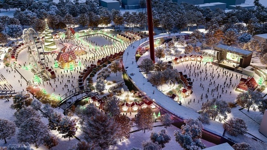 FOTO Grupul UNTOLD va organiza Târgul de Crăciun în parcul Drumul Taberei. Cum va arăta parcul tematic