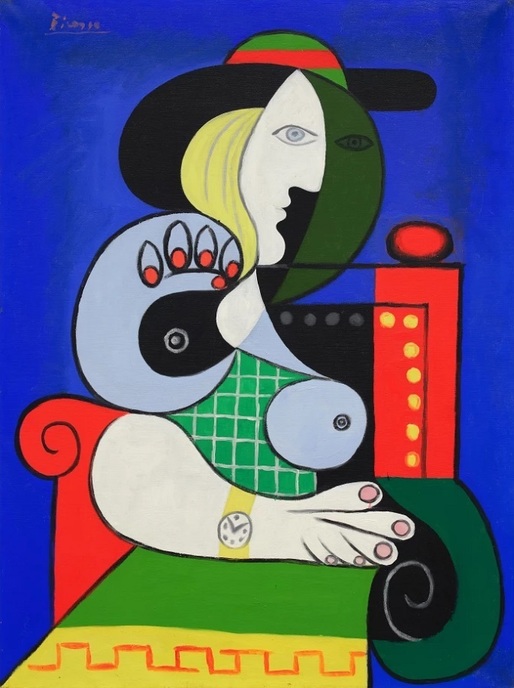 Tabloul „Femme à la Montre” a lui Picasso a fost vândut la licitație pentru 139,3 milioane de dolari