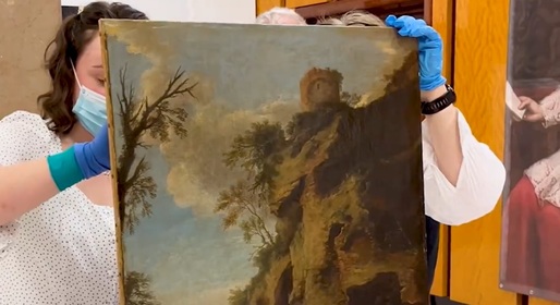 VIDEO Un tablou valoros din sec. XVII, furat din Oxford, a fost recuperat în România după 4 ani. Alte două au fost vândute în țară