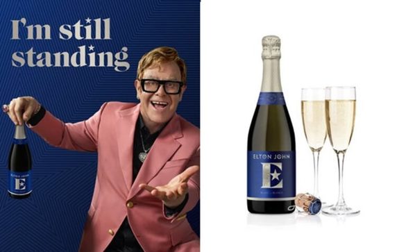 Elton John a lansat propriul vin spumant FOTO