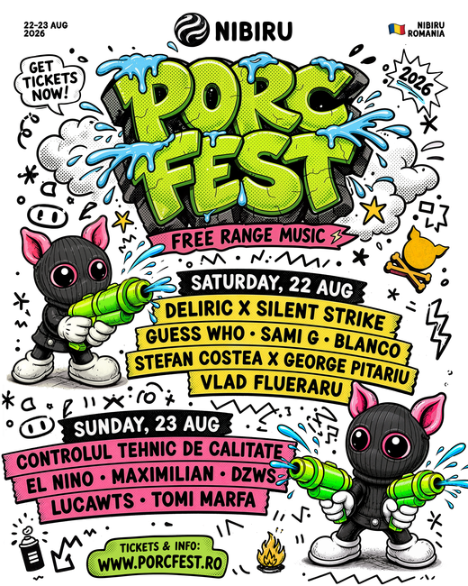 NIBIRU anunță PORC FEST, un weekend dedicat culturii hip hop, muzicii și comunității underground