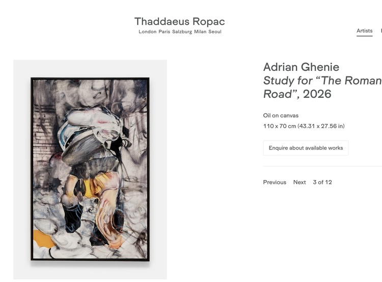 FOTO Adrian Ghenie, record la cel mai important târg de artă contemporană din Asia. Tablou vândut din galerie, la Seul, pentru 1,1 milioane euro