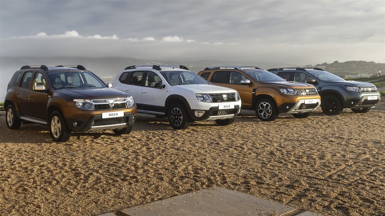 Cele trei generații Dacia Duster și facelift-urile acestora (2010 - 2024)