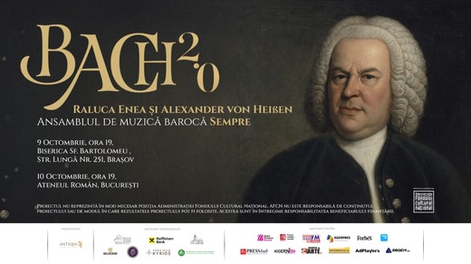 BACH 2.0, un proiect dedicat muzicii baroce și clavecinului, debutează la Brașov și București