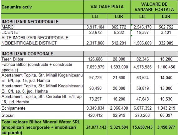 EXCLUSIV Tymbark este interesată să preia Bilbor Mineral Water. Brandul a fost evaluat la peste 5 milioane de euro