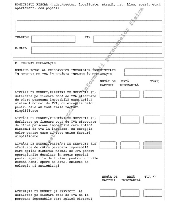 Formularul de TVA a fost publicat și va fi aplicat integral din octombrie. Care sunt noile cerințe