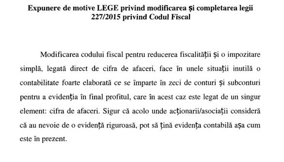 DOCUMENT Microîntreprinderile cu 1 sau mai mulți salariați ar urma să opteze pentru o evidență contabilă simplificată