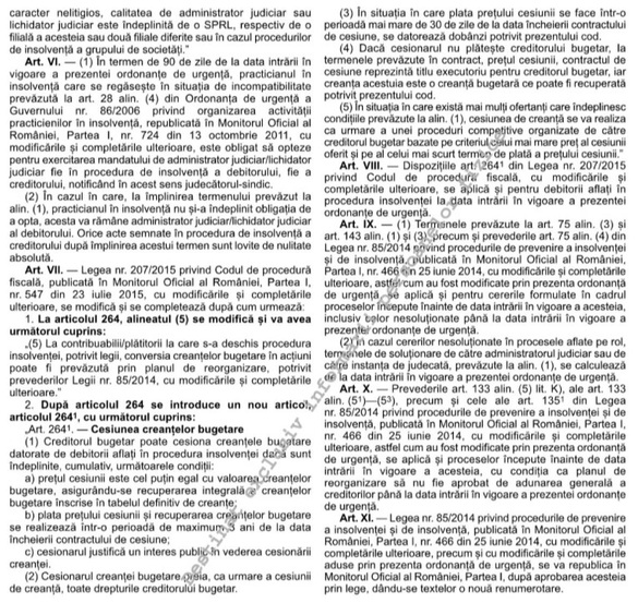 DOCUMENT Noile reguli de insolvență au intrat în vigoare, într-o formă modificată și cu o surpriză: executare silită pentru datorii în insolvență mai vechi de 60 de zile