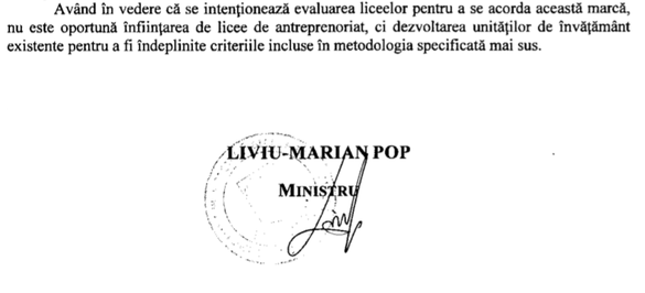 Ministerul Educației va transforma licee în ”Școli Antreprenoriale” care să dezvolte spiritul de afaceri printre elevi