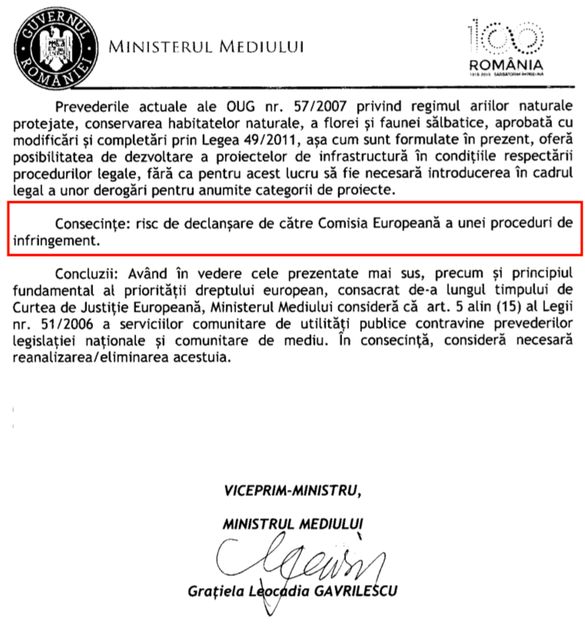 Parlamentul ignoră avertismentul de infringement și adoptă legea care permite folosirea ariilor protejate și rezervațiilor naturale pentru lucrări de utilități publice