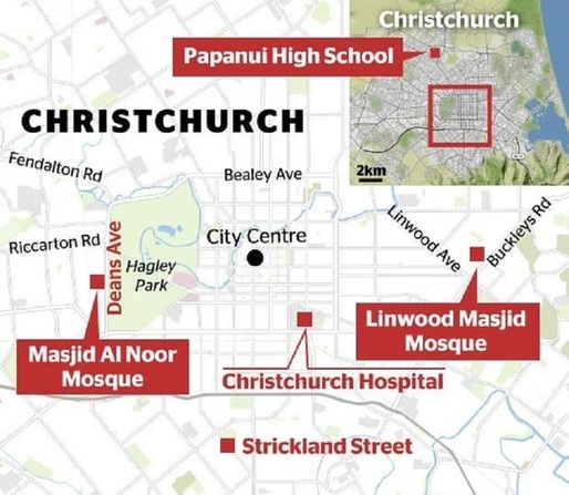VIDEO Noua Zeelandă: Cel puțin 49 de persoane au murit în atacul terorist de la cele două moschei din Christchurch