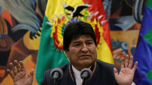 Evo Morales, președintele Boliviei, a demisionat