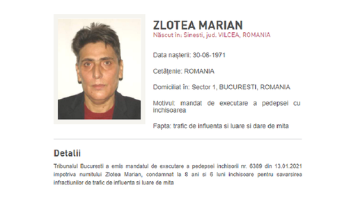 Fostul europarlamentar PDL Marian Zlotea, condamnat la 8 ani și 6 luni de închisoare, dat în urmărire