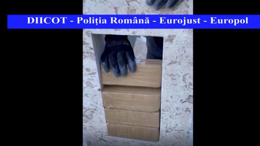 Cea mai mare captură de heroină din România - 10 persoane arestate în Belgia, Olanda și România