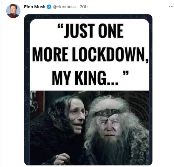 FOTO Elon Musk îl atacă pe Anthony Fauci, consilier prezidențial pentru pandemie: „Încă un lockdown, regele meu”