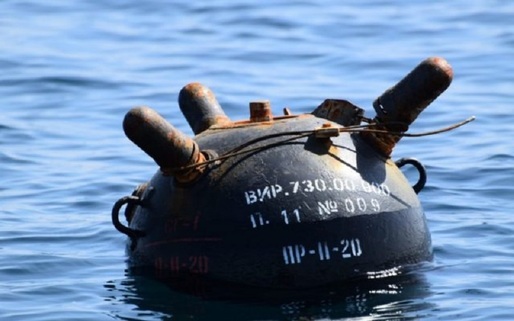 Minele din Marea Neagră, amenințare pentru pescuit și turism