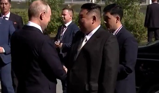 VIDEO Kim Jong Un și Vladimir Putin s-au întâlnit la un centru spațial din estul Rusiei