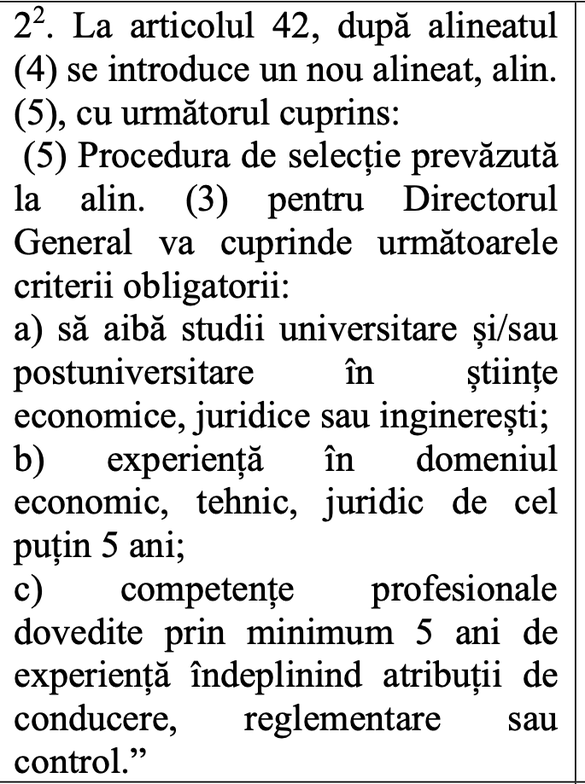 DOCUMENT Parlamentul nu cere experiență în domeniul naval pentru șefii de porturi, ci doar în administrația de stat. Deși Iohannis a solicitat reexaminarea legii, iar apoi a sesizat Curtea Constituțională 